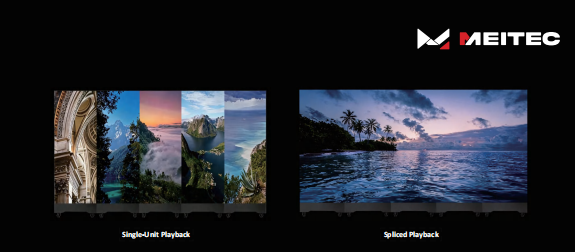 Seamless Spliced Playback & Immersive Visual Impact